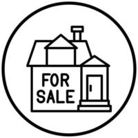 House Sale Icon Style vector