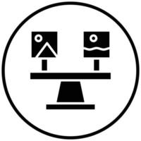 Comparison Icon Style vector
