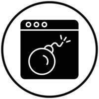 Bomb Icon Style vector