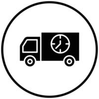 24 Hours Delivery Icon Style vector