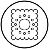 Biscuits Icon Style vector