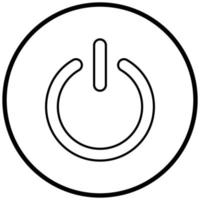 Power Button Icon Style vector