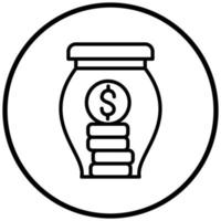 Savings Icon Style vector