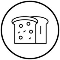 Bread Icon Style vector