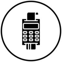 Pos Terminal Icon Style vector