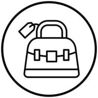 Purse Sale Icon Style vector