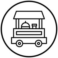 Food Stall Icon Style vector