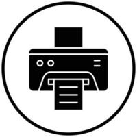 Printer Icon Style vector
