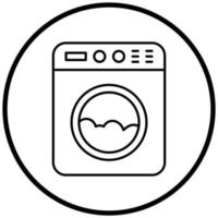 Washing Machine Icon Style vector