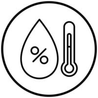 Humidity Icon Style vector