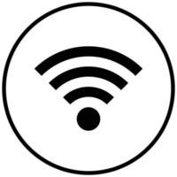 estilo de icono wifi vector