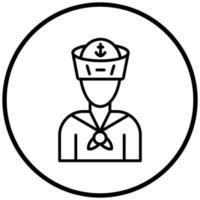 Sailor Icon Style vector