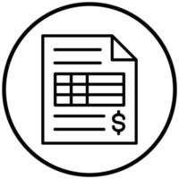 Invoice Icon Style vector