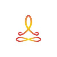 yoga logo vector