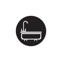 bathtub logo vector