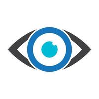 logo cuidado de los ojos vector