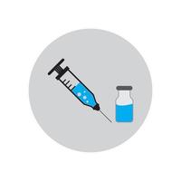 Vaccine logo vector