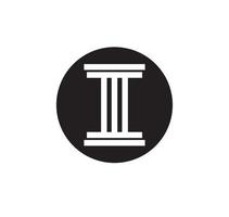 vector de logotipo de columna