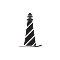 Lighthouse logo template vector