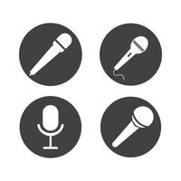 microphone icon vector