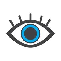 logo cuidado de los ojos vector