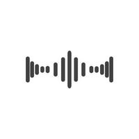 sound wave logo vector