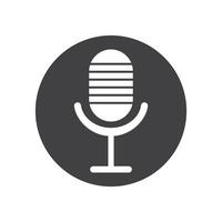 microphone icon vector