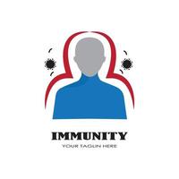 Immunization logo vector