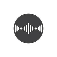 sound wave logo vector