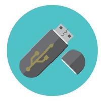 USB data transfer logo vector