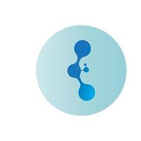 Molecule logo vector