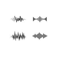 sound wave logo vector