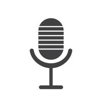 microphone icon vector