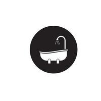 bathtub logo vector