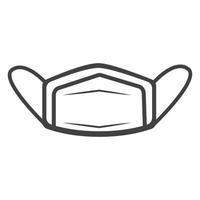 vector de logotipo de máscara