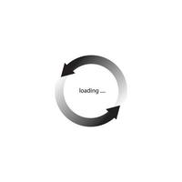 loading icon vector