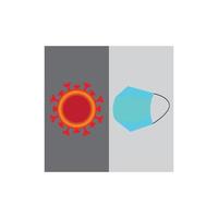 Coronavirus icon vector