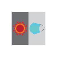 Coronavirus icon vector