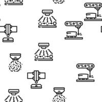 sensor herramienta electrónica vector patrón perfecta