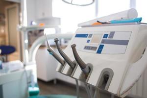 Dental tools. Checking and dental treatment in a dental clinic. photo