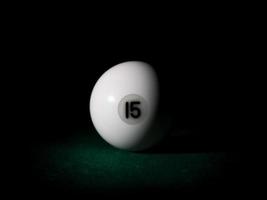 Ball number 15 for Russian billiard pyramid photo