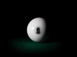 Ball number 6 for Russian billiard pyramid photo