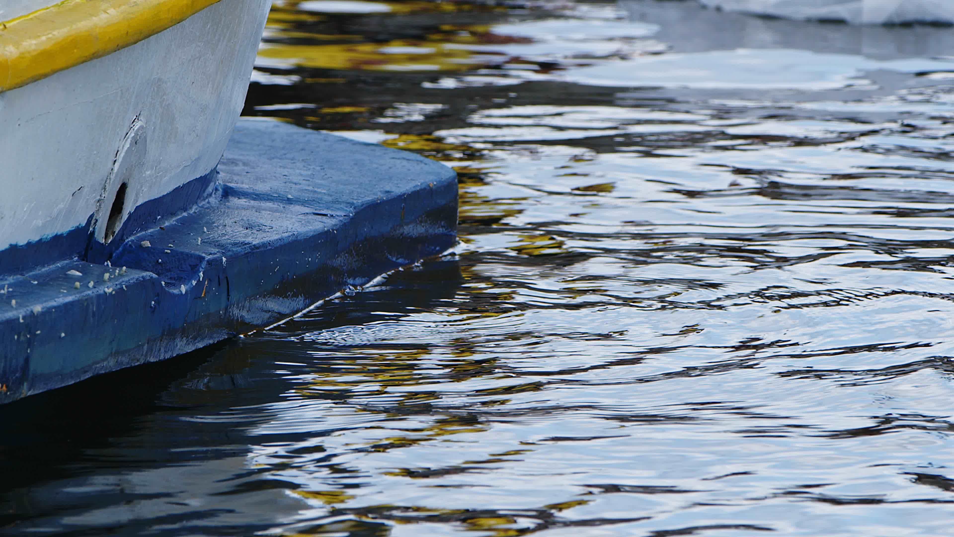 The Fishing Boat and the Sea 7884002 Stock Video at Vecteezy