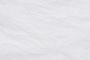 Abstract white paper wrinkled or crumpled texture background. photo