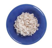 Top view of cooked rice photo
