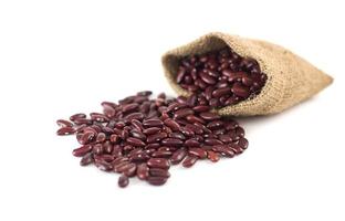 Group of raw red bean photo