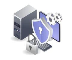 Password Management and security vector