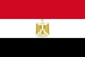 bandera nacional de egipto vector