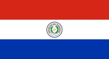 national flag of paraguay vector