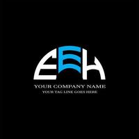 EEH letter logo creative design with vector graphic